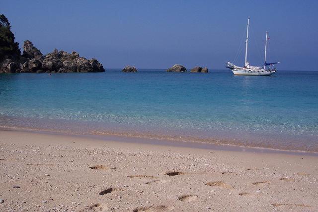 Theros Blu Sarakiniko (Epirus) Eksteriør billede